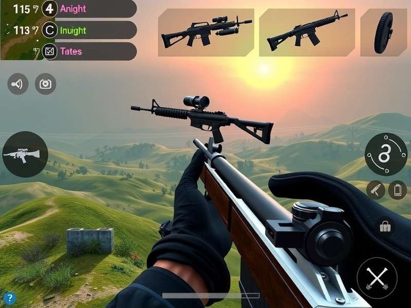 BGMI India Strikers mobile interface and controls